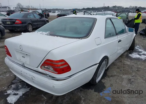1997 Mercedes-Benz S 500 z USA, uszkodzony, nr VIN WDBGA70G2VA349369
